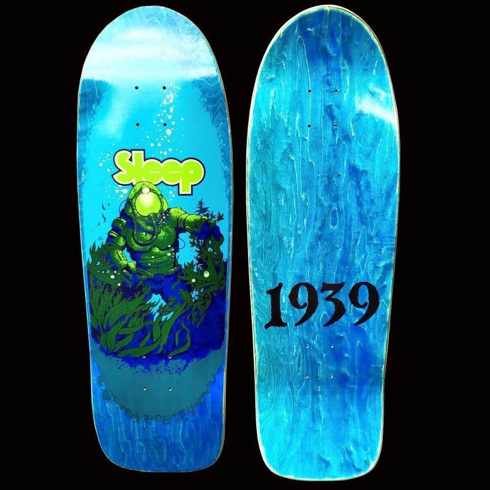 Sleep Band Arik Roper 1939 Skateboard Deck Skate Dopesmoker