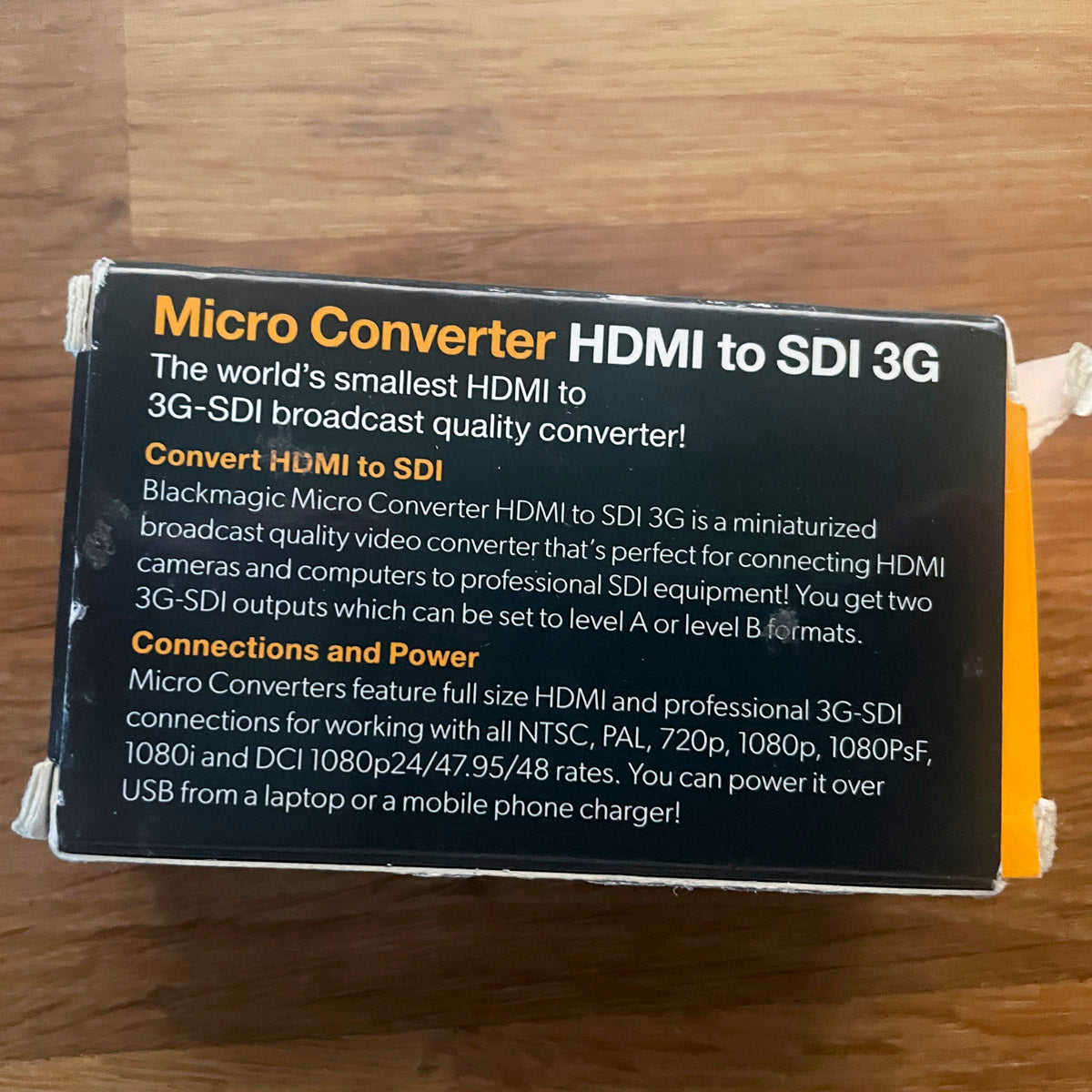 BlackMagic Micro Converter HDMI to SDI 3G