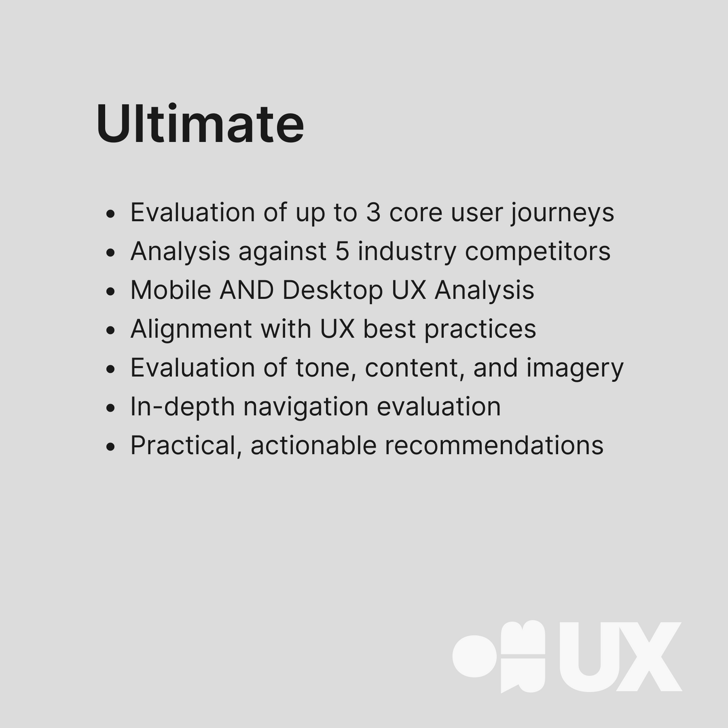 UX Audit & Expert Review